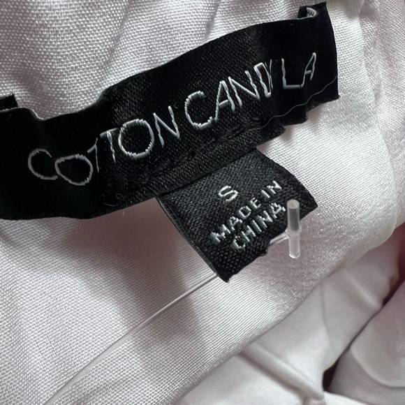 Cotton Candy LA milkmaid gingham mini dress red & white small NWT - Picture 10 of 12